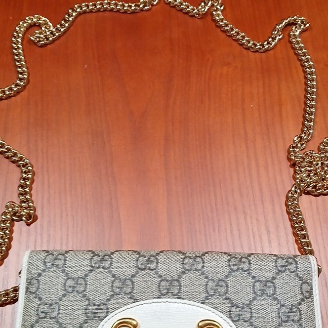 Gucci Horsebit 1955 borsa a mano con catena oro autenticazione se necessario