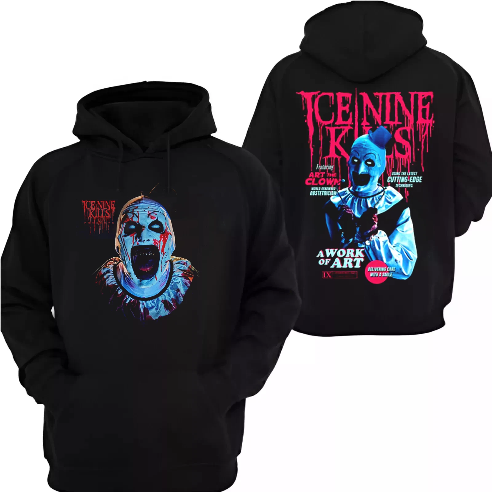 Ice Nine Kills A Work Of Art Hoodie Double Side Black S-5XL