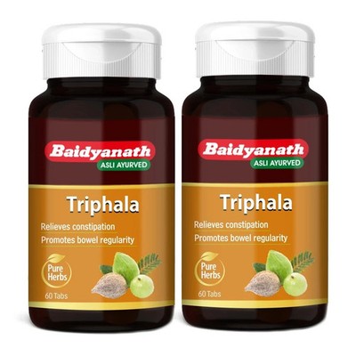 Baidyanath Triphala Tablets, 60 Tablets Each Pack Of 2