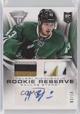 2013-14 Titanium Rookie Reserve Material 3/10 Valeri Nichushkin Patch Auto 4p5