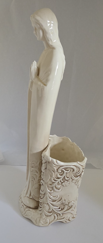 Vintage Inarco Virgin Mary Madonna Blessed Mother Planter Vase # E-4035 - MCM - Picture 5 of 11