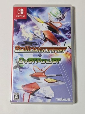 Nintendo Switch Rolling Gunner + Over Power Mobius Japan Import Tested