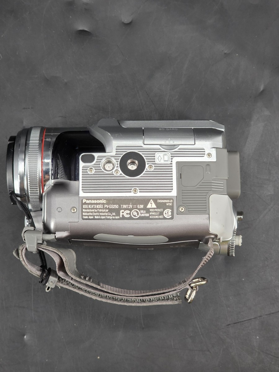 Panasonic PV-GS250 3CCD MiniDV Camcorder (Camera Only) | eBay