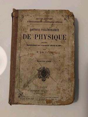 Notions Preliminaire De Physique Fabre