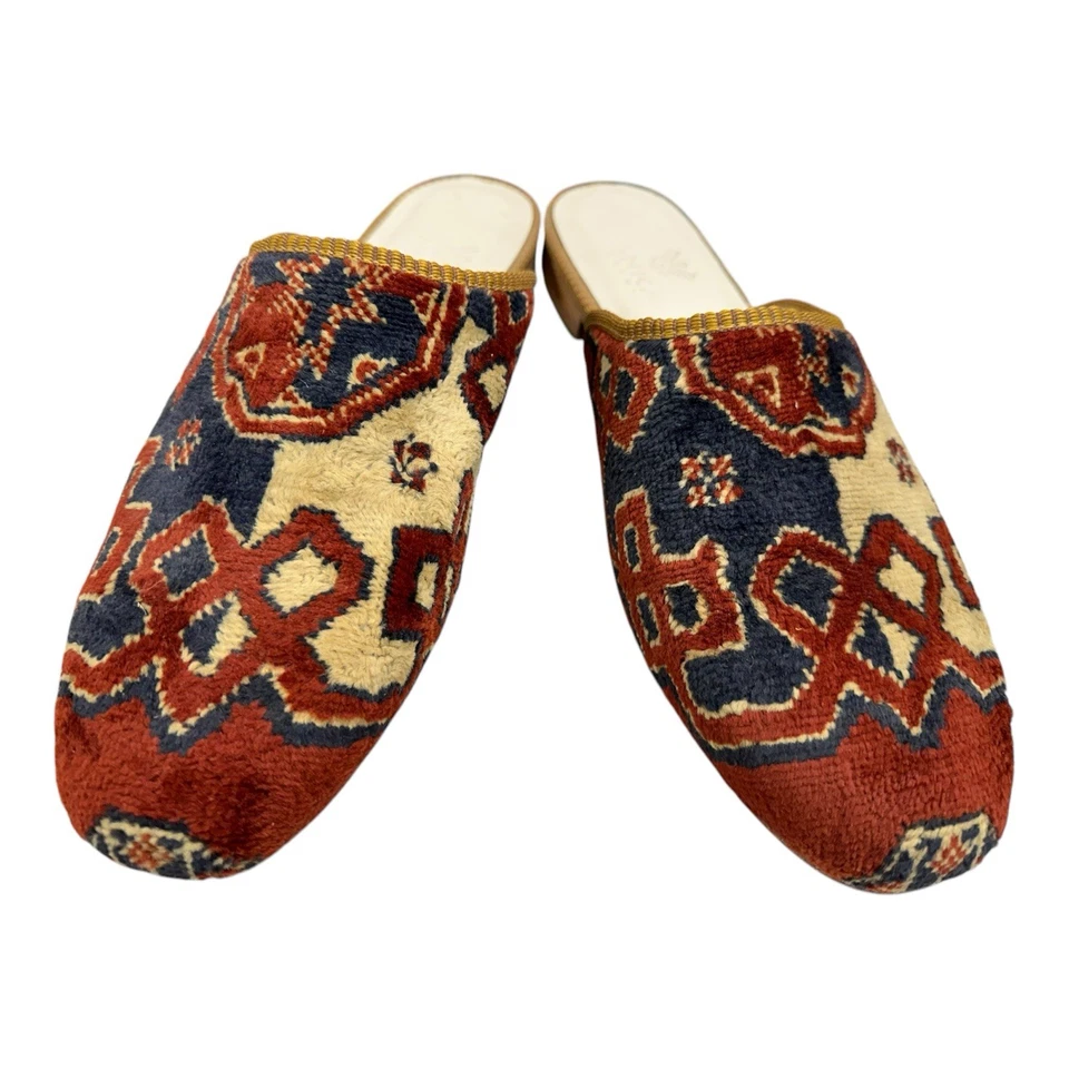 Handmade Kilim Slipper US-10 (EU-43 ) (sole-hard leather. lining-lambskin) Men - Image 3 of 4
