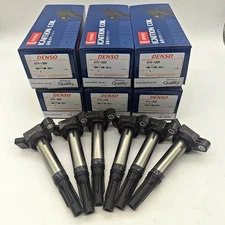 6PCS OEM Denso 673-1309 Ignition Coil For Toyota/Lexus V6/8 Engines 90919-02255