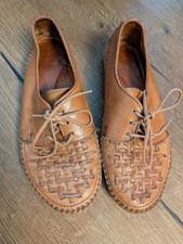 Vtg Dexter Moccasin Style Women's Leather Shoes Casey Tan Brown Size 7