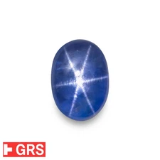 GRS Certified CEYLONESE Blue Star Sapphire 8.98 Ct. Natural Untreated IMPORTANT