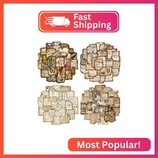 Bomichi 200pcs Vintage Stickers for Adults, Aesthetic Junk Journal Supplies for