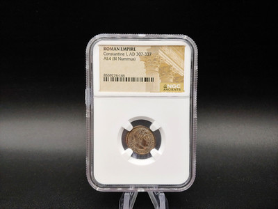 Roman Empire Constantine I,  AD 307-337 AE4 (BI Nummus) - NGC - FREE Shipping!