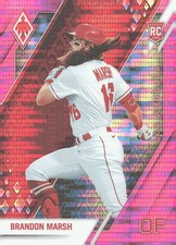 2022 Panini Chronicles #2 Brandon Marsh Phoenix Pink Pulsar