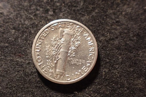 1925-S  XF Solid Mercury Dime Super Fasces WCO