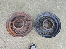 1935 Ford 16 Inch Steel Wire Bent Spoke Wheels 5 Lug Kelsey Hayes  1