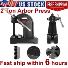 2 Ton Cast Iron Heavy-duty Manual Desktop Arbor Press,Precision Hand Press