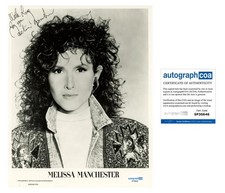 Melissa Manchester "Midnight Blue" Singer AUTOGRAPH Signed 8x10 Photo ACOA