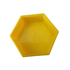 Tupperware Shape O Ball Sorter Yellow Shape Replacement  6 Hexagon