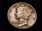 1928-P   Mercury Dime, Fine to nearly Very Fine Grade