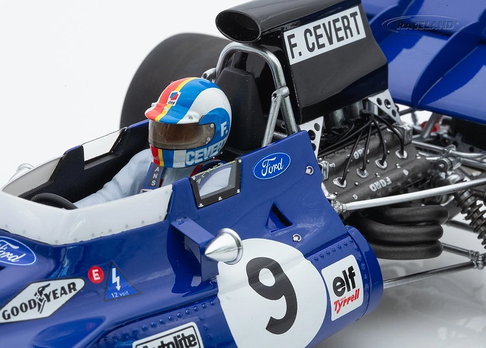 Tyrrell 002 F1 elf Sieger GP USA Watkins Glen 1971 Cevert, Spark 1:18, 18S358 - Bild 4 von 4