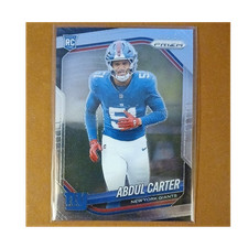 Panini 2025 Prizm #394 Abdul Carter New York Giants NFL Rookie Football Card