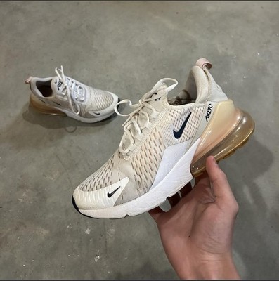 Nike Air Max 270 White & pink Mesh Sneakers