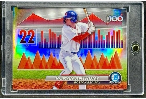 Roman Anthony RARE ROOKIE REFRACTOR BOWMAN CHROME INVESTMENT CARD SSP MINT