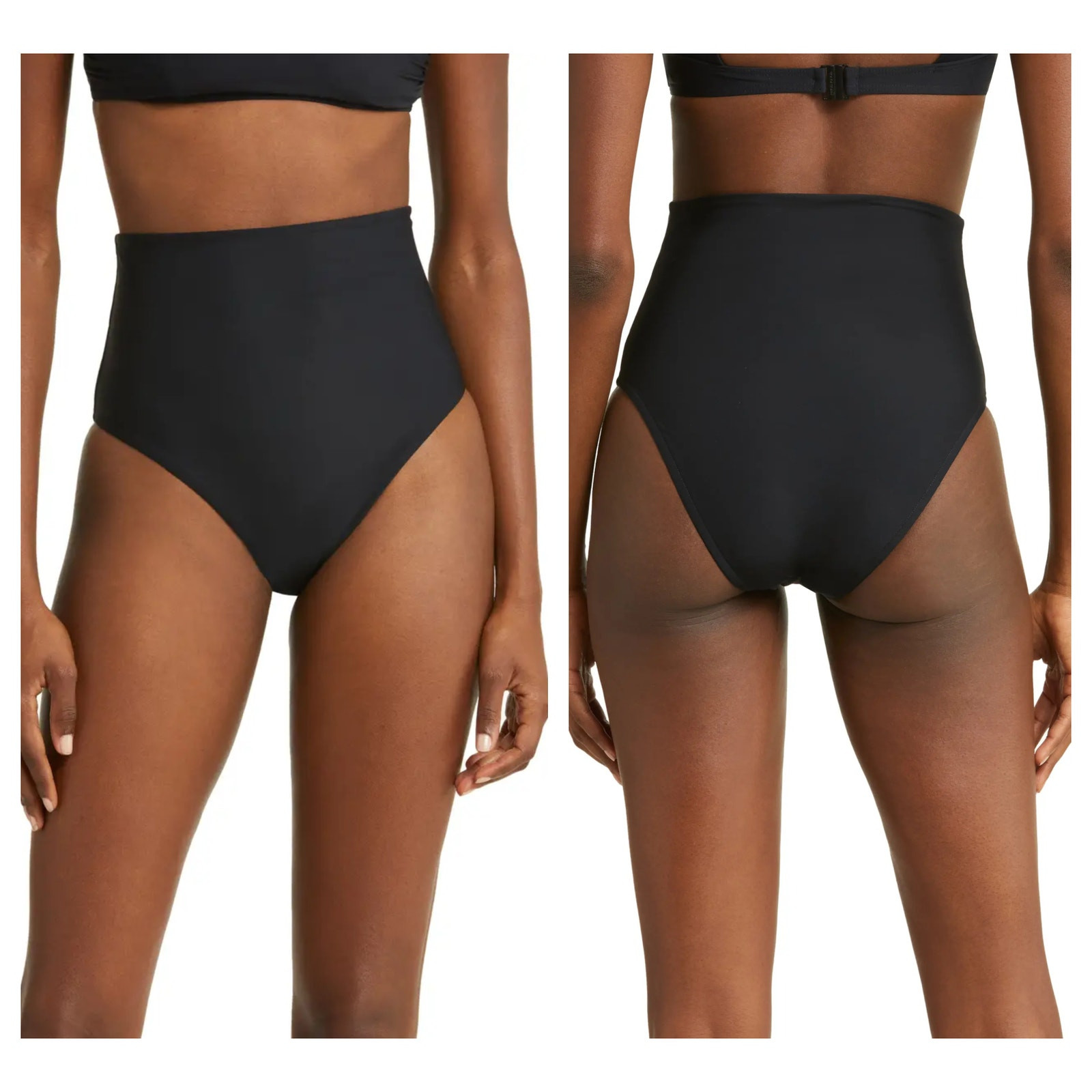 BONDI BORN Faith High Waist Bikini Bottoms Size Small