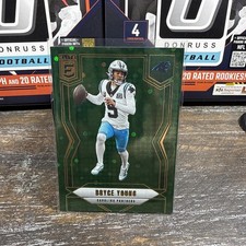 2025 Panini Donruss Elite - Bryce Young #34 Green Disco - Panthers