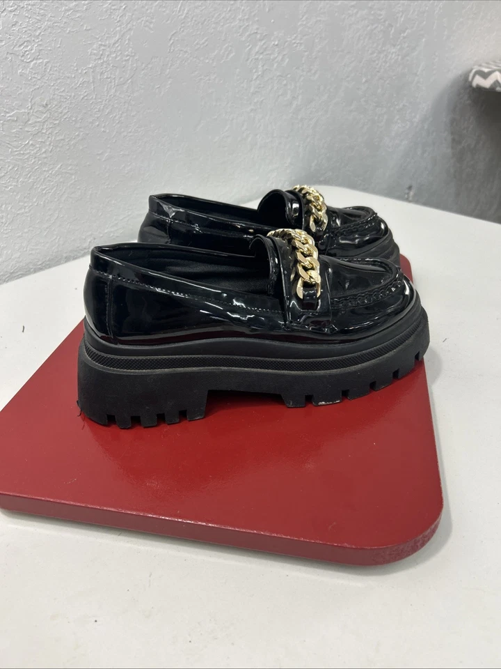 VTG Forever 21 90's Y2K Platform Chunky Whimsygoth Wednesday Goth Grunge Sz 6.5 - Image 2 of 4