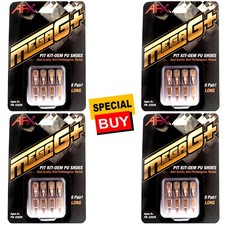 AFX 22028 Mega G Pit Kit PU Shoes 8Pair x 4 Long HO Scale Slot Car