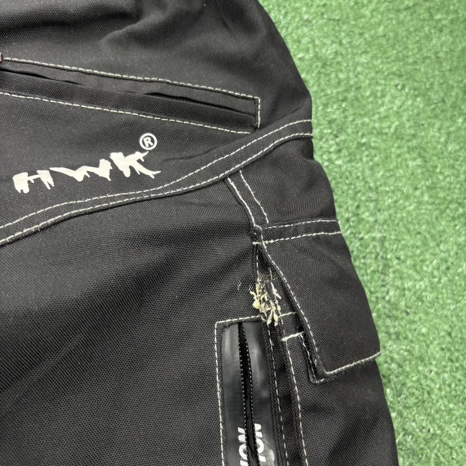 Pantalones de motocicleta HWK Motorsports Apparel para hombre talla mediana acolchados forrados en negro 32 Foto 2 de 4