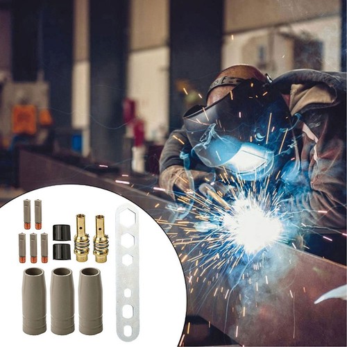 Set ugelli di rivestimento punta in rame 13 pezzi per saldatura 15AK 0,9 mm per protezione - Foto 3 di 11