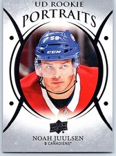 2018-19 Upper Deck UD Portraits Noah Juulsen RC Montreal Canadiens #P-72