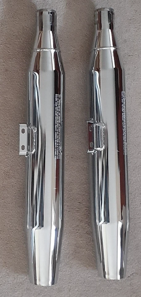 HARLEY DAVIDSON STOCK MUFFLERS  FOR A 2018 & UP HERITAGE SOFTAIL - Image 3 of 4