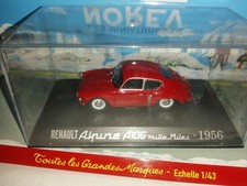  Ixo 1/43 Renault Alpine A106 Mille Miles de 1956 Comme  Neuf  Boîte 