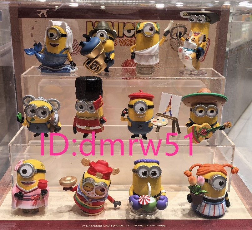 Authentic POP MART Minions Bello World Confirmed Blind Box Figure