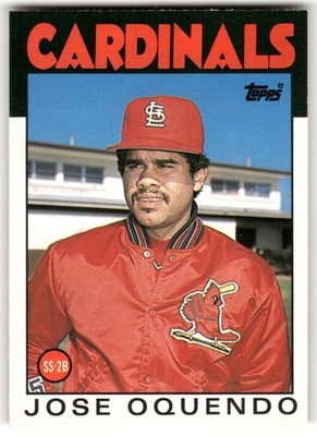 1986 Topps Traded #82T Jose Oquendo