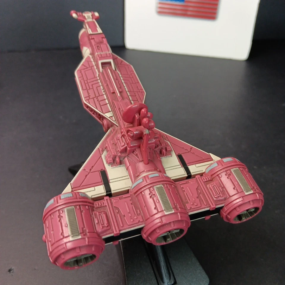 Republic Cruiser Qui-Gon Jinn Star Wars Micro Machines Action Fleet Galoob 1998 - Imagem 4 de 4