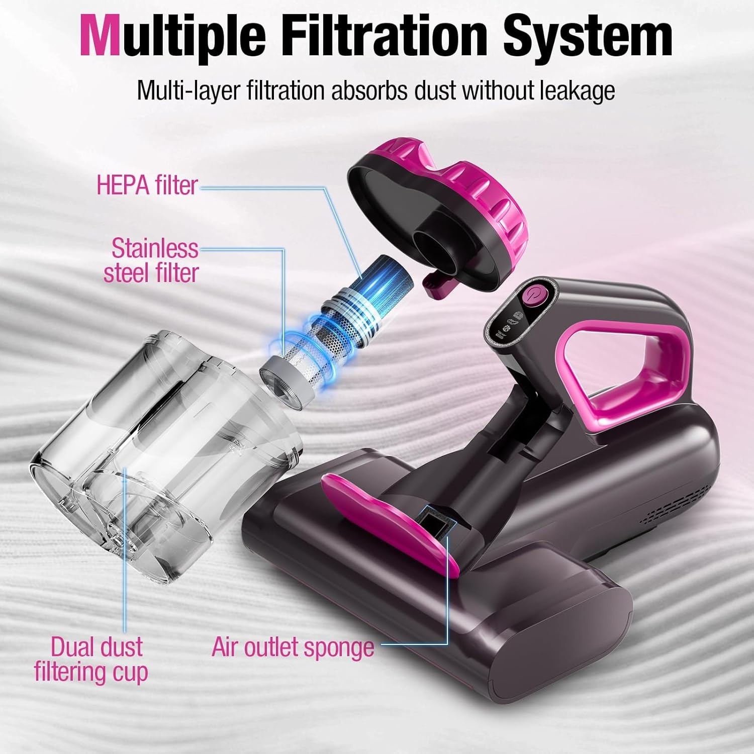 Multi-Functional Mattress Vacuum Cleaner with Powerful Suction & Cleaning Tech