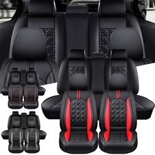 For Toyota Tacoma Car Seat Covers Leather Front Seat Rear Full Set Protector Pad For Toyota Tacoma Car Seat Covers Leather Front Seat Rear Full Set Protector Pad