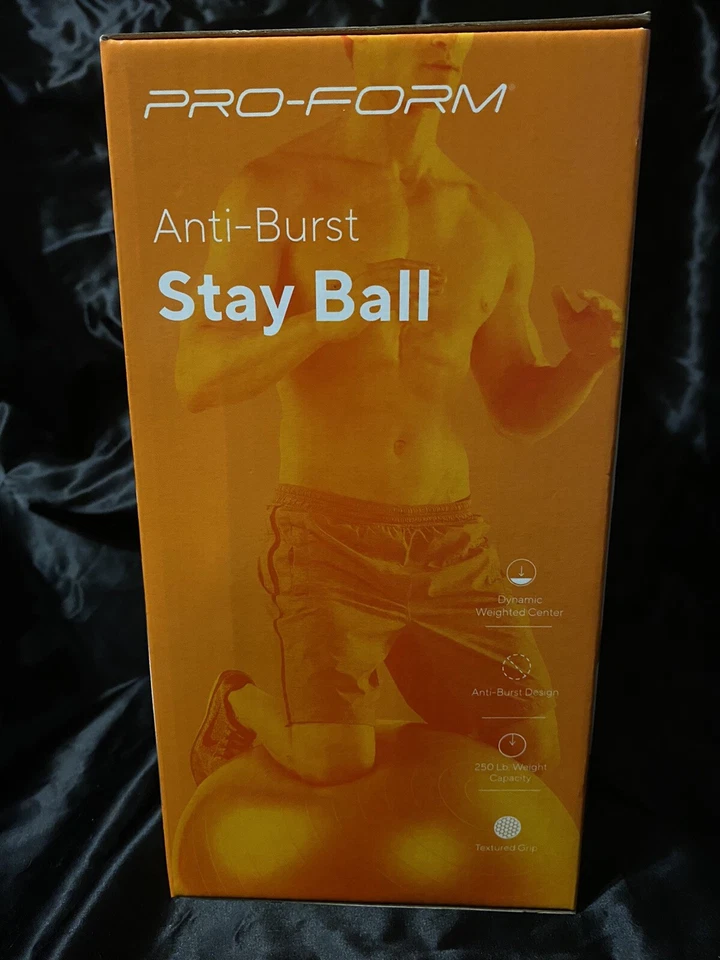 Pro-Form Anti-Burst 65 Cm Exercise Ball  Work Muscles You Didn’t Know You Had!!! - Image 2 of 4