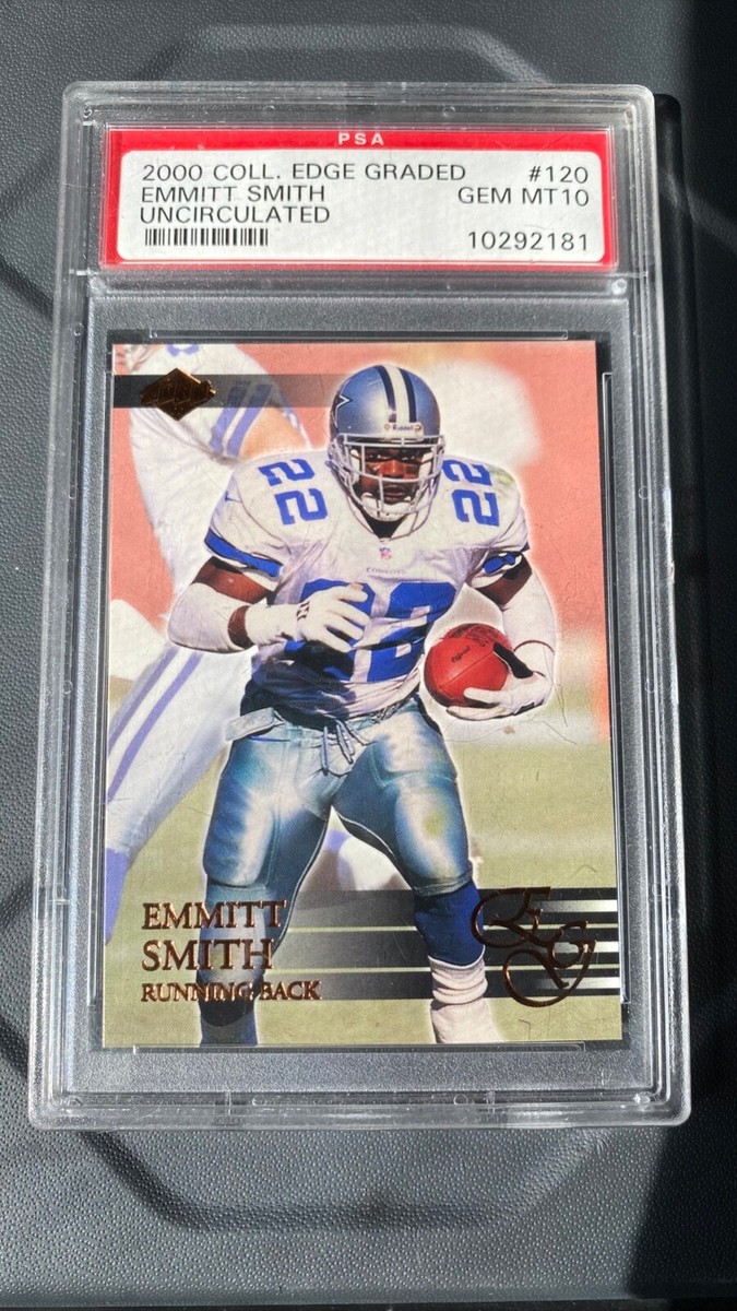 EMMITT SMITH 2000 COLL. EDGE GRADED GEM MT10 Uncirculated #120