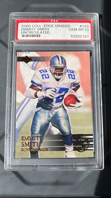 EMMITT SMITH 2000 COLL. EDGE GRADED GEM MT10 Uncirculated #120