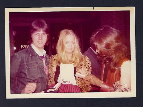 Vintage 3,5x5 Farbfoto Goldie Hawn - Bild 1 von 2