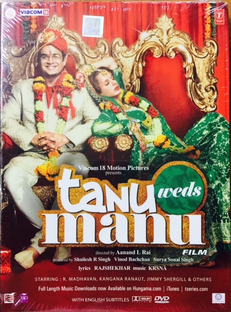 Tanu Weds Manu Madhavan, Kangana Ranaut Bollywood Movie DVD