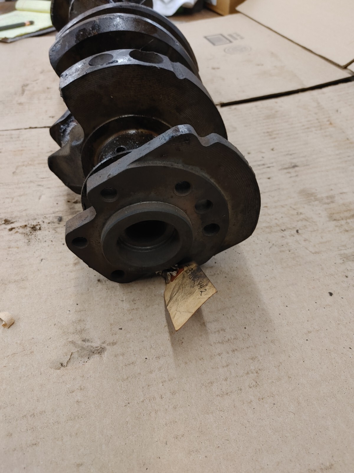 SBC CHEVY 350 5.7 3932442 TWOPIECE REAR MAIN CRANKSHAFT CORE STD/STD