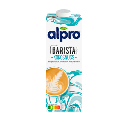 Alpro Barista Kokosnussdrink rein pflanzlich aufschäumbar UHT 1000 ml