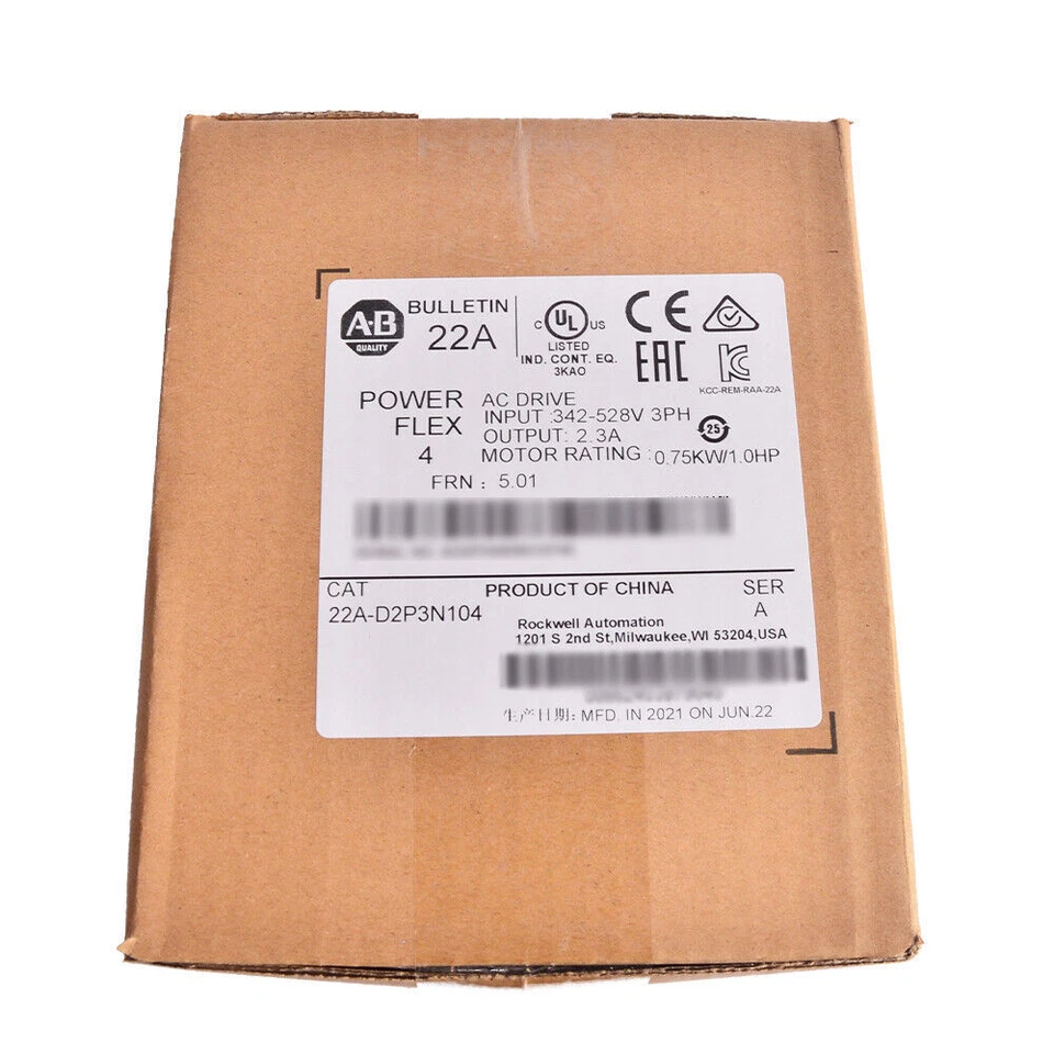 22B-D2P3N104 /A NEW Sealed AB 22B-D2P3N104 /A Powerflex 40 AC Drive Fast Ship HT - Image 2 of 4