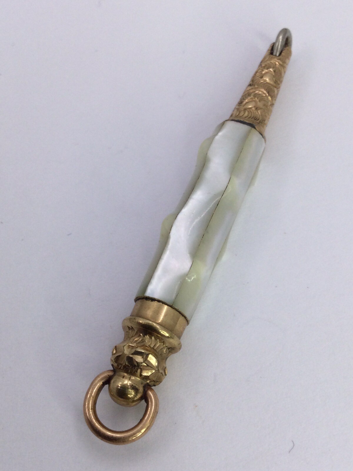 MECHANICAL VICTORIAN BUTTON HOOK - GOLD FILLED - … - image 6