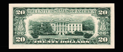 Offset Prineing Error Back to Front $20 1990 Uncirculated Free Shipping (H26) - Picture 2 of 2