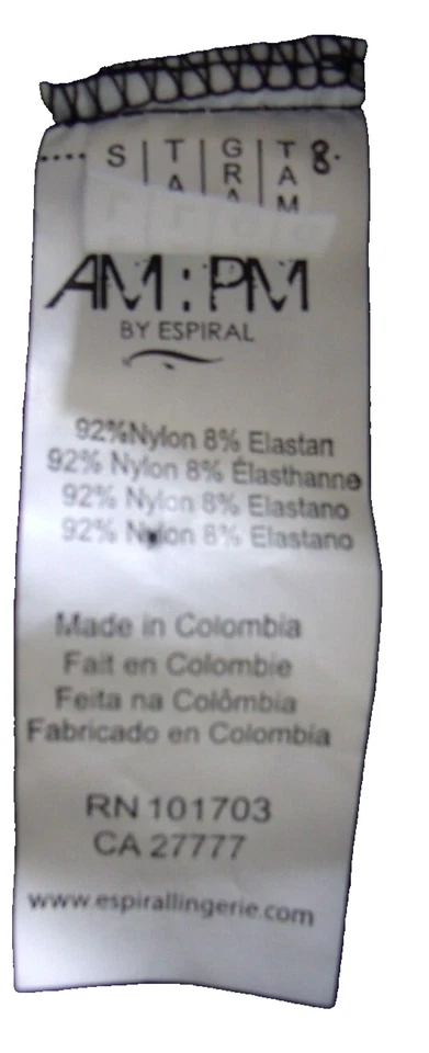 AM/PM By Espiral Large Black/Gold Sexy Bandeau Halterneck Monokini Swimsuit - Image 4 of 4